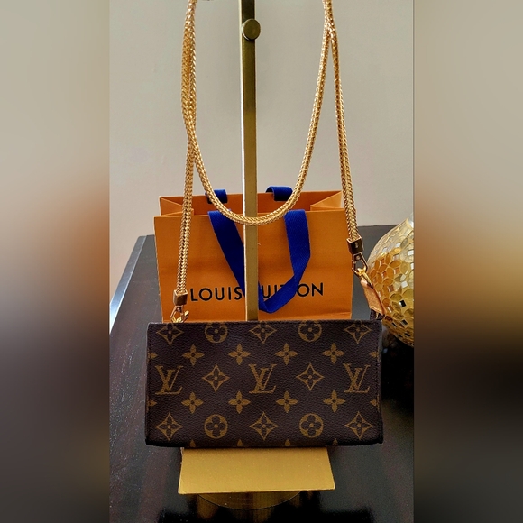 100% Authentic Louis Vuitton Monogram Pouch - Picture 3 of 11